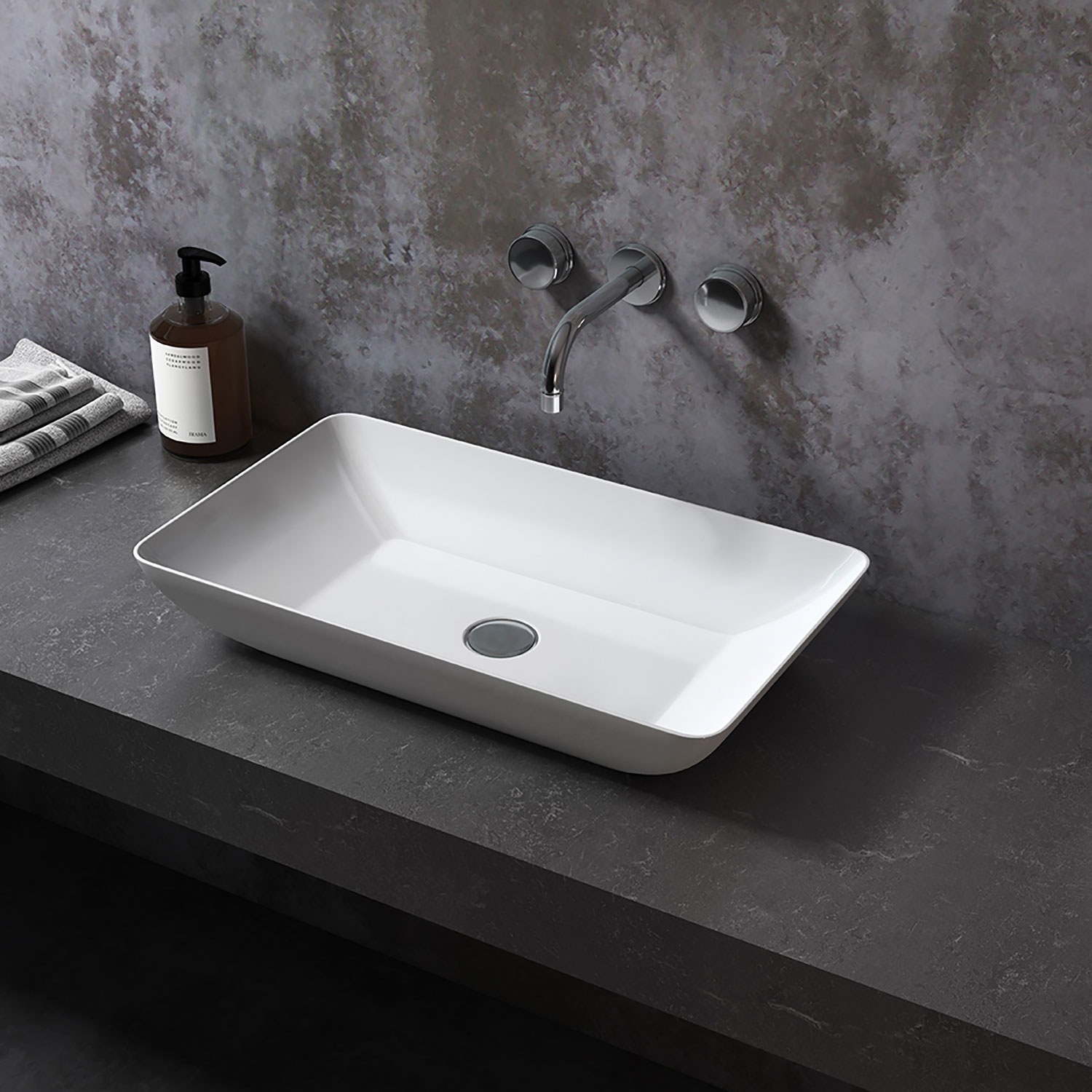 Sink rectangular 24